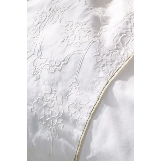 Beddinghouse Dekbedovertrek Beddinghouse x Van Gogh Museum Broderie Fleurie Dekbedovertrek - Wit