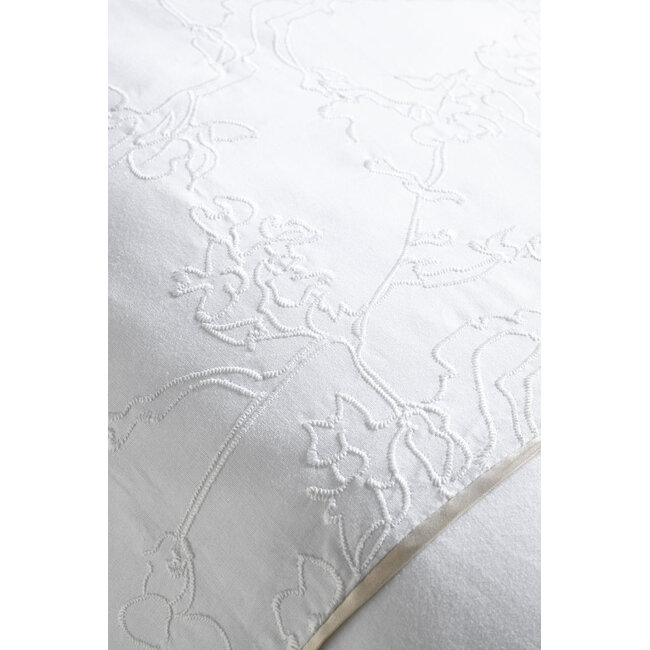 Beddinghouse Dekbedovertrek Beddinghouse x Van Gogh Museum Broderie Fleurie Dekbedovertrek - Wit