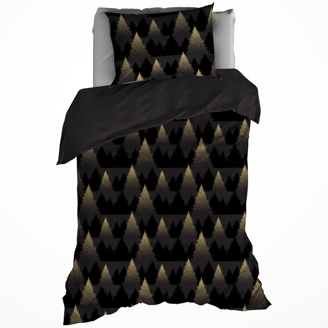 MerchandiseFever De Witte Lietaer Dekbedovertrek Katoen Flanel, Eve - 140 x 200/220 + 60 x 70 cm