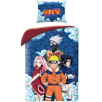 MerchandiseFever Naruto Dekbedovertrek, Sasuke Sakura Kakashi - Katoen