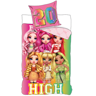 MerchandiseFever Rainbow High Dekbedovertrek, Fashion - Katoen