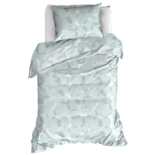 MerchandiseFever Moodit Dekbedovertrek, Odil Blanche - 140 x 220 + 60 x 70 cm - Katoen