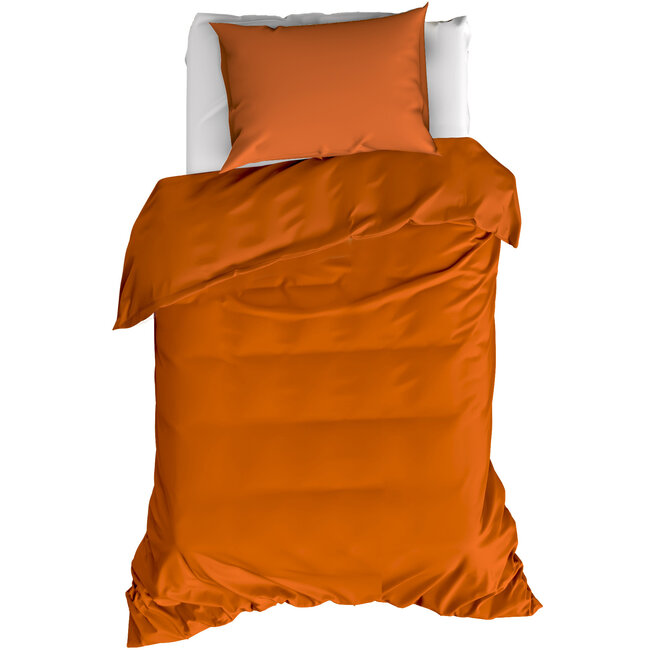 MerchandiseFever Moodit Dekbedovertrek, Basil Bronze 140 x 220 + 60 x 70 cm - Katoen