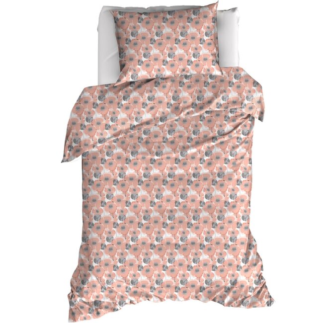 MerchandiseFever Moodit Dekbedovertrek Odil Monica Blush - 140 x 200/220 + 60 x 70 cm - Roze - Katoen