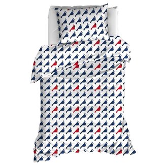 MerchandiseFever Moodit Dekbedovertrek Odil Flipo Cuckoo Red - Katoen