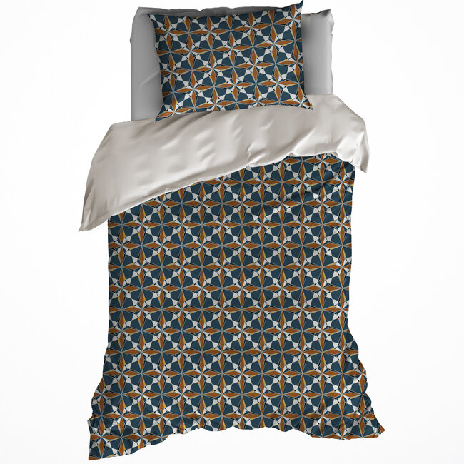 MerchandiseFever De Witte Lietaer Dekbedovertrek Katoen Flanel, Judith - 140 x 200/220 + 60 x 70 cm