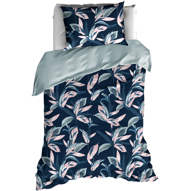 MerchandiseFever De Witte Lietaer Dekbedovertrek Katoen, Mowgli Pastel Blue - 140 x 200/220 + 60 x 70 cm