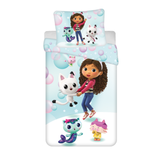 MerchandiseFever Gabby's Dollhouse dekbedovertrek Bubbles - Polyester