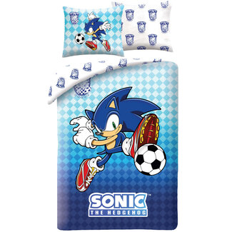 MerchandiseFever Sonic Dekbedovertrek, Voetbal - Polyester - Topkwaliteit