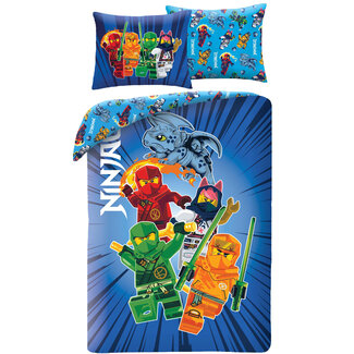 MerchandiseFever Lego Dekbedovertrek, Mini Fig - Polyester - Topkwaliteit
