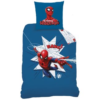 MerchandiseFever Spiderman Dekbedovertrek, Jumping - Katoen - Topkwaliteit