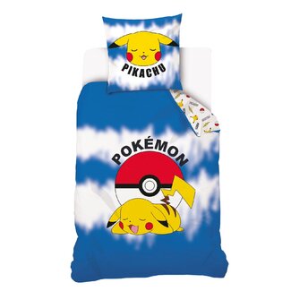 MerchandiseFever Pokemon Dekbedovertrek, Ball - Katoen - Topkwaliteit
