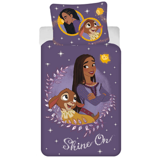 MerchandiseFever Disney Wish Dekbedovertrek Shine On - Katoen - Topkwaliteit
