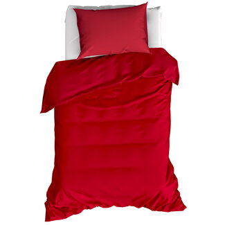MerchandiseFever Moodit Dekbedovertrek Basil Deep Red - Katoen - Topkwaliteit