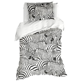 MerchandiseFever De Witte Lietaer Dekbedovertrek Zebra Eggshell
