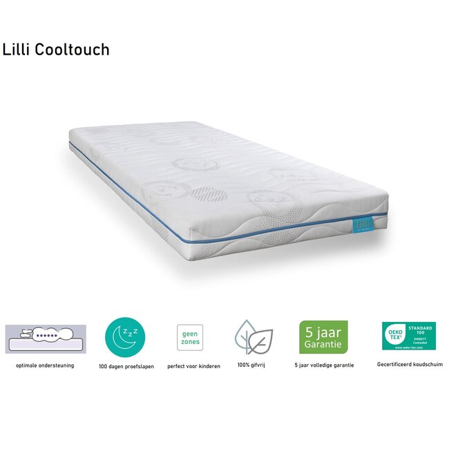 Lilli Furniture Kindermatras 140x190 Lilli Cooltouch