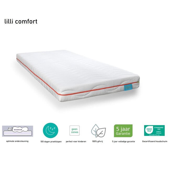 Lilli Furniture Kindermatras 140x190 Lilli Comfort