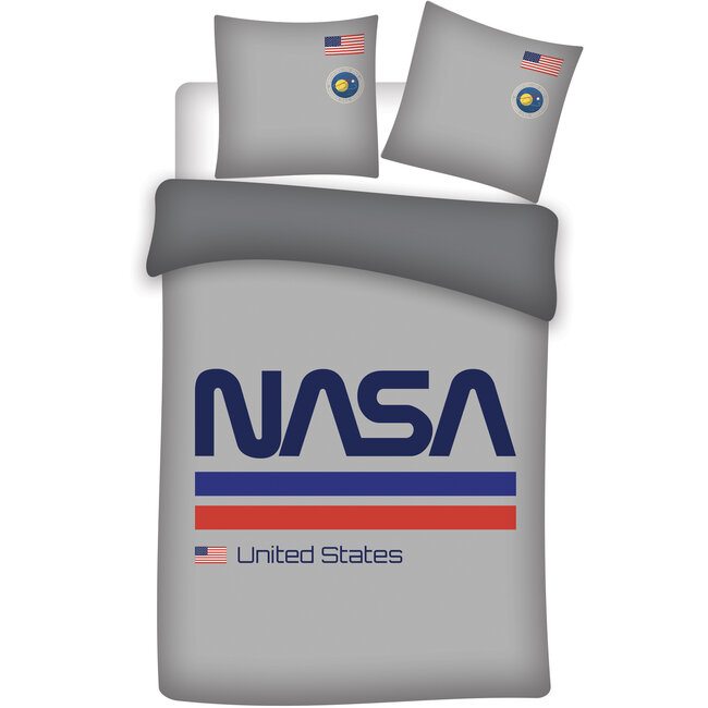 MerchandiseFever NASA Dekbedovertrek, United States - 140 x 200 + 63 x 63 cm - Polyester