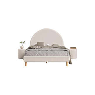 Vipack Vipack Moon opbergbed 140x200 cm-  Wit