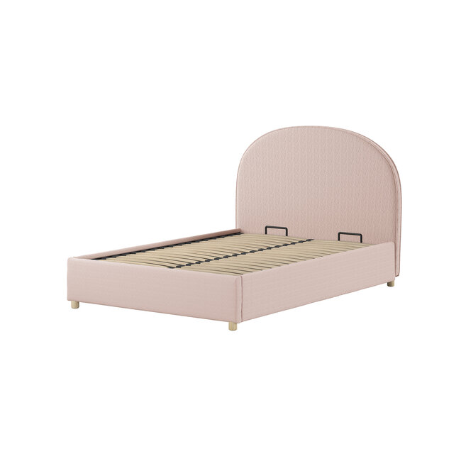 Vipack Vipack Moon opbergbed 140x200 cm-  Roze