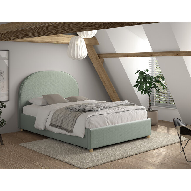 Vipack Vipack Moon opbergbed 140x200 cm-  Groen