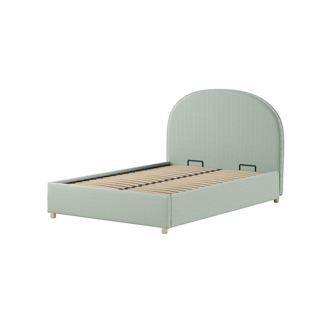 Vipack Vipack Moon opbergbed 140x200 cm-  Groen