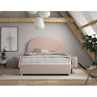 Vipack Vipack Moon opbergbed 140x200 cm-  Roze