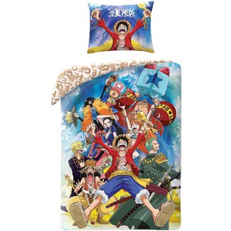 MerchandiseFever One Piece Dekbedovertrek Pirate - Polyester - Topkwaliteit