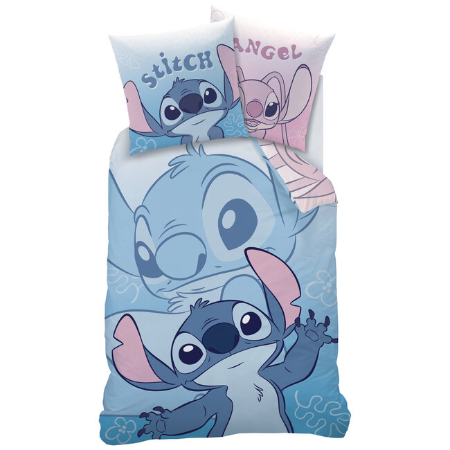 MerchandiseFever Disney Lilo & Stitch Dekbedovertrek Magic Duo - 140 x 200 + 63 x 63 cm - Katoen