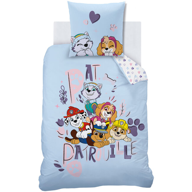 MerchandiseFever Paw Patrol Dekbedovertrek Waf - 140 x 200 + 63 x 63 cm - Katoen