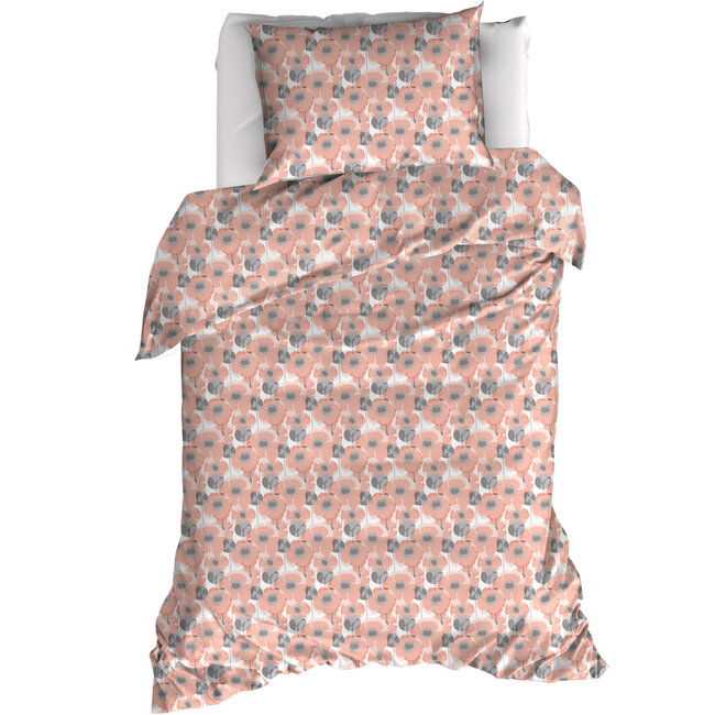 MerchandiseFever Moodit Dekbedovertrek Odil Monica Blush - 140 x 200/220 + 60 x 70 cm - Roze - Katoen