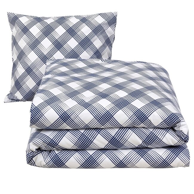 MerchandiseFever Moodit Dekbedovertrek Odil Andor Cosmic Cobalt - 140 x 200/220 + 60 x 70 cm - Blauw - Katoen