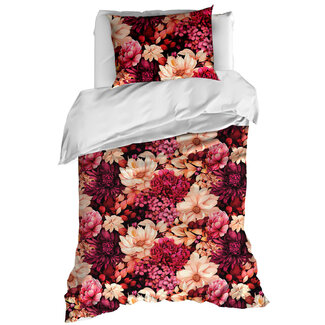 MerchandiseFever De Witte Lietaer Dekbedovertrek Dahlia Coral Paradis