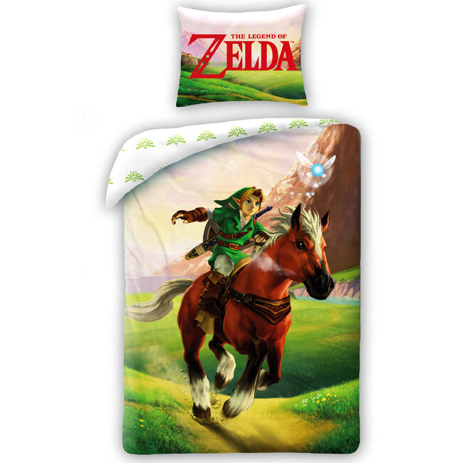 MerchandiseFever Zelda Dekbedovertrek, Hyrule - Eenpersoons - 140 x 200 cm - Katoen