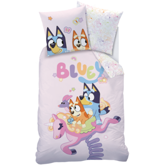 MerchandiseFever Bluey Dekbedovertrek Colorful - Katoen - Topkwaliteit