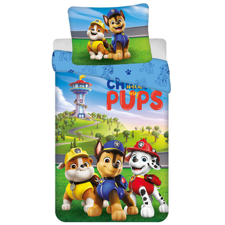 MerchandiseFever Paw Patrol Dekbedovertrek Pups - Polyester - Topkwaliteit