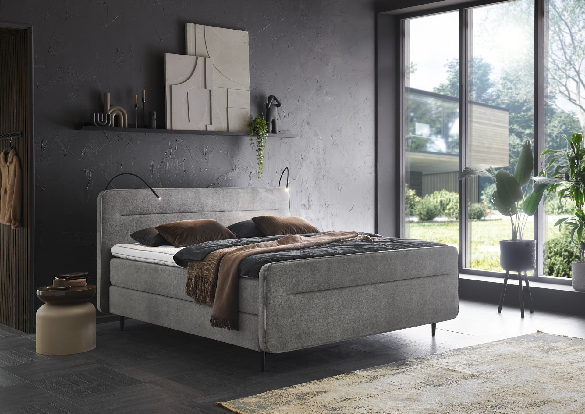 Boxspring Sereno- Met voetbord - 180 x 200 cm