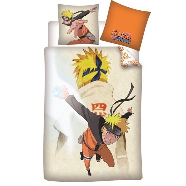 MerchandiseFever Naruto Dekbedovertrek, Ninja- 140 x 200 cm / 65 x 65 cm - Katoen