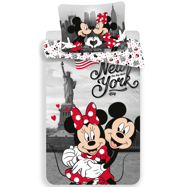 MerchandiseFever Disney Minnie Mouse Dekbedovertrek New York - Multi