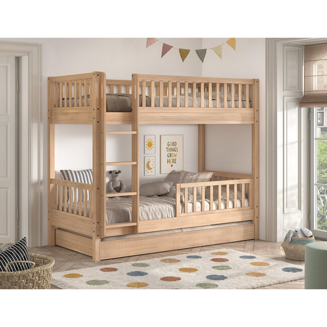Vipack Houten stapelbed 90x200 cm van beukenhout – Vipack Seda