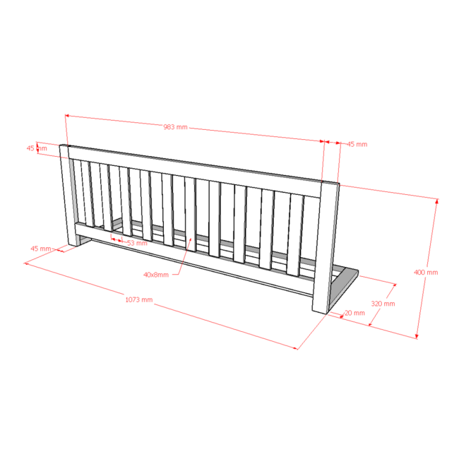 Vipack Houten stapelbed 90x200 cm van beukenhout – Vipack Seda