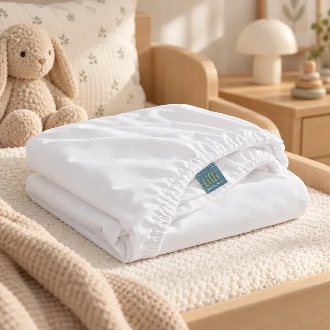Lilli Furniture Lilli Kids Hoeslaken - 140x200 cm- 100% katoen- wit