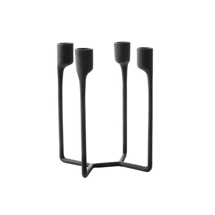 Normann Copenhagen Candlestick 4 heima  black