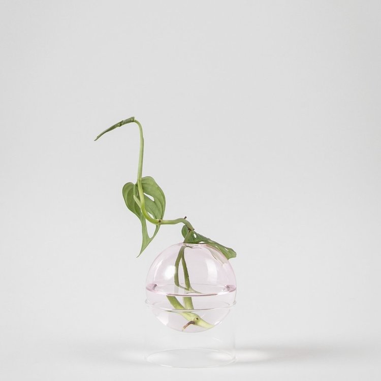 Studio About Vase Flower Bubble staand roze