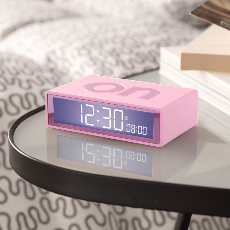 Lexon Lexon alarm clock Flip+ pink