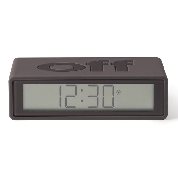 Lexon Lexon alarm clock Flip+ dark grey