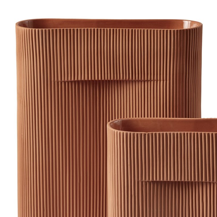 Muuto Muuto Ridge vase terracotta H48,5cm