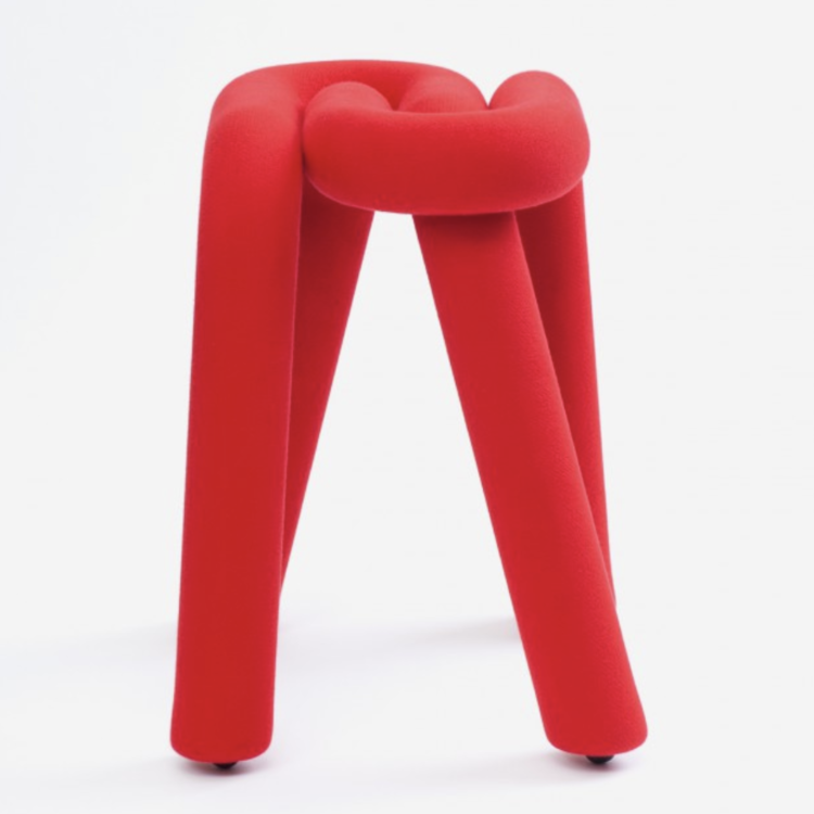 Moustache Kruk Bold Stool rood