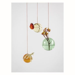 Studio About Vase Flower Bubble hanging small yellow