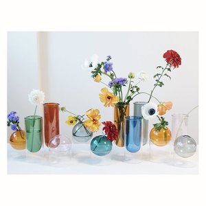 Studio About Vaas Flower bubble hang klein geel